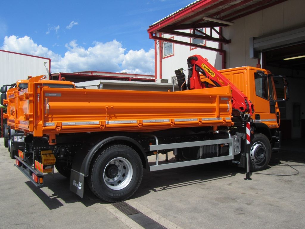 Palfinger Crane PK 8500 and Three-Way Tipper TK 115 for Komunalno Tivat