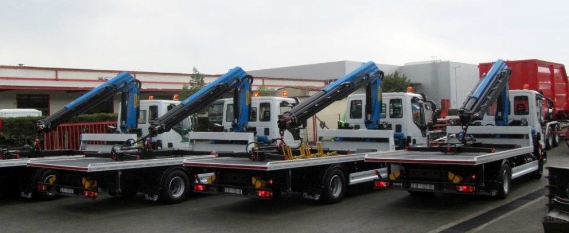 Palfinger dizalica PK 17500T i  fiksna platforma F 100 za tvrtku Split parking d.o.o.