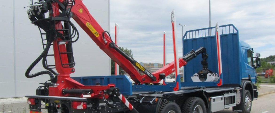Forestry Setup with Palfinger Epsilon M110Z82 Crane for Gradel d.o.o.