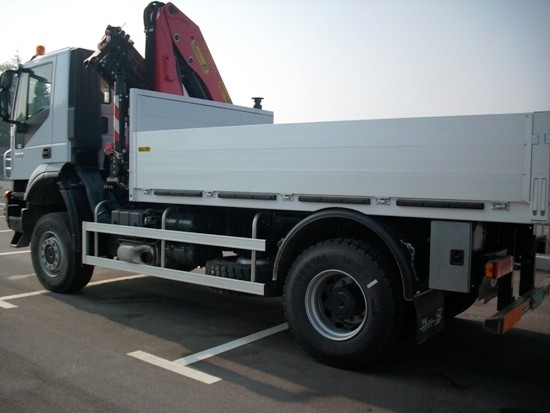 Palfinger Crane PK 18500 and Cargo Platform for Euromodus – Elektro Bijeljina