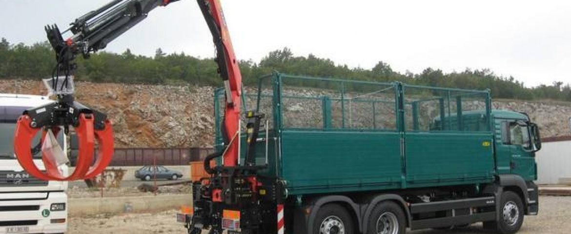 Palfinger dizalica PK 10000 i dvostrani kiper DK 160 za tvrtku Ekonex