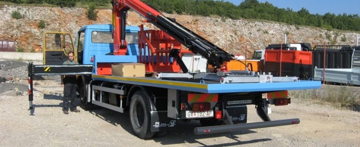 Palfinger Crane PK 12000T and Fixed Platform F 120 for Kozara Dooel – JP Komunalec Gostivar