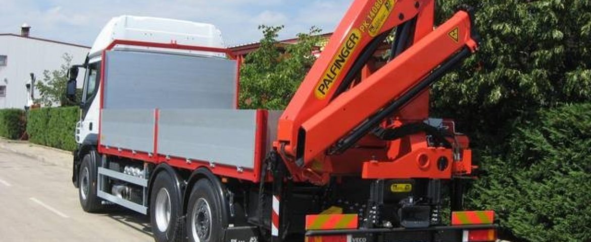 Palfinger dizalica PK 14080 i tovarni sanduk za tvrtku Promglas
