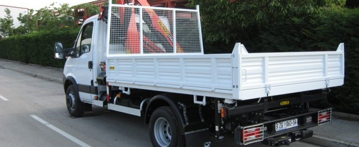 Palfinger Crane PK 6500 and Three-Side Tipper TK 35 for Eurokamion – Ribarstvo F