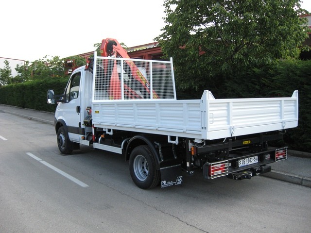 Palfinger Crane PK 6500 and Three-Side Tipper TK 35 for Eurokamion – Ribarstvo F