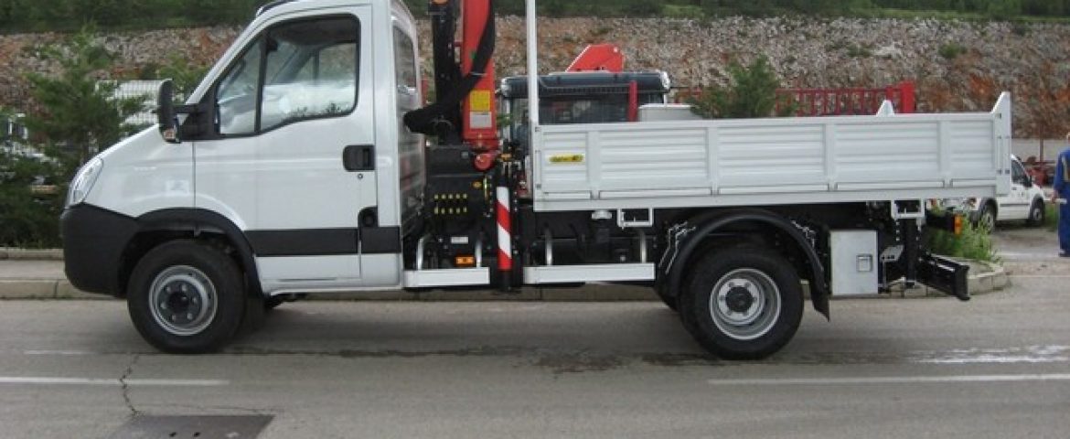 Palfinger Crane PK 6500 and Three-Side Tipper TK 35 for Tim Kušan – Albanež