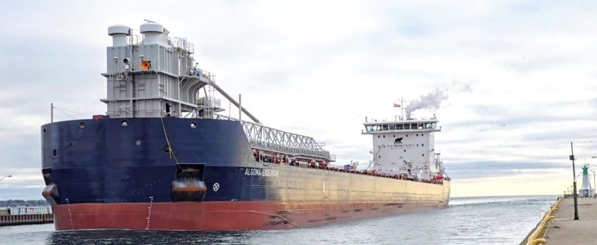 Palfinger Marine PKM250 na brodu Algoma Endeavour 🚢