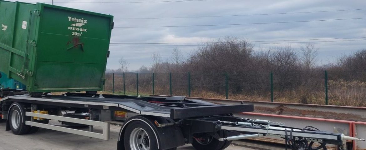 Komunalna prikolica PKM200 za tvrtku Hamburger Recycling Croatia