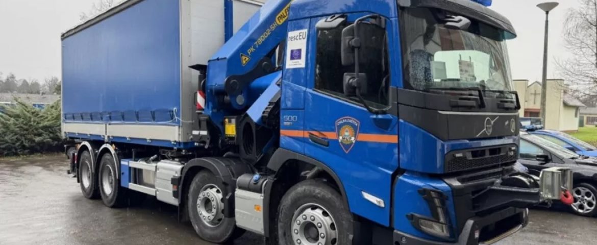 Palfinger PK 78002 SH Cranes for Croatian Civil Protection
