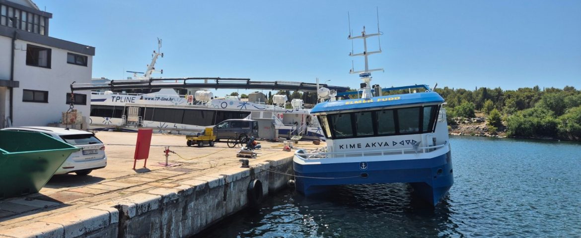 Palfinger Marine PK 50002 M na katamaranu u domaćem brodogradilištu