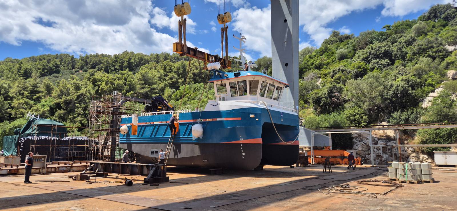 Palfinger Marine PK 65002 M puštena u pogon u brodogradilištu Radež