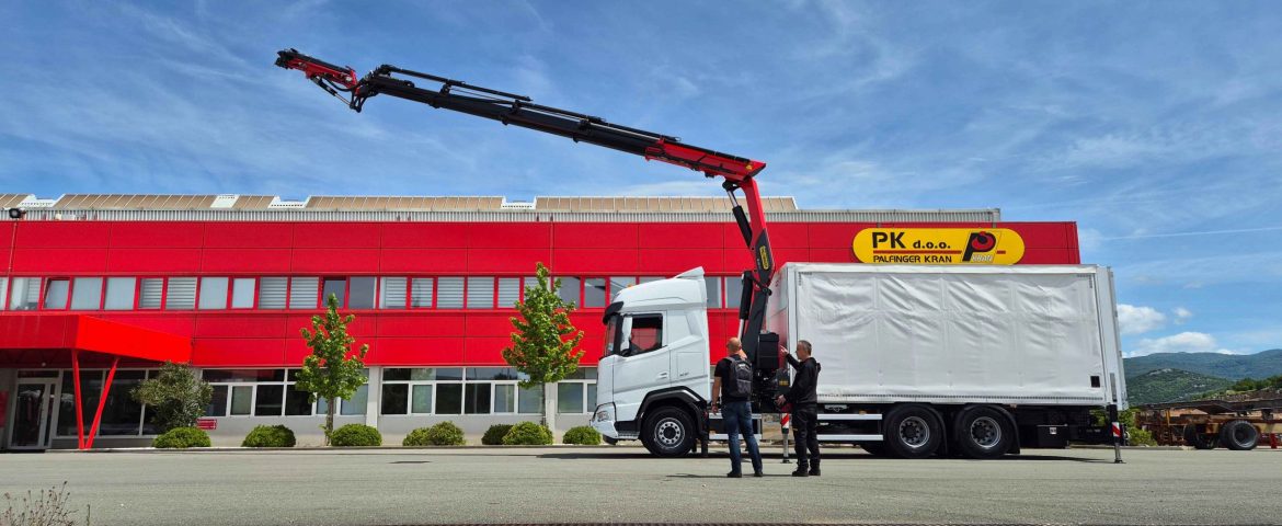 Novi model Palfinger PK 365 TEC isporučen tvrtki Solvis d.o.o.