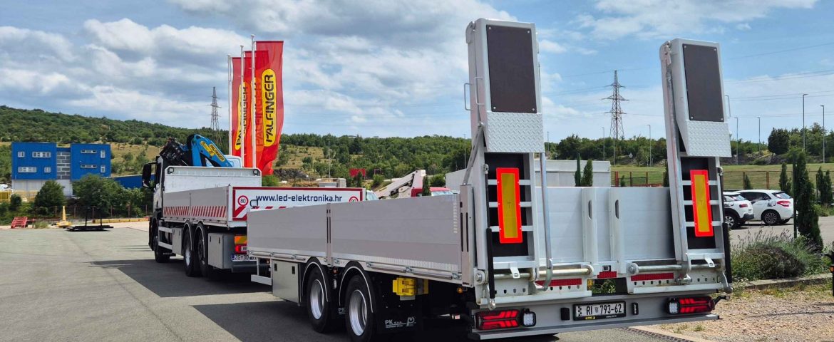 Specialized Trailer Model PRT180 Delivered to LED Elektronika d.o.o.