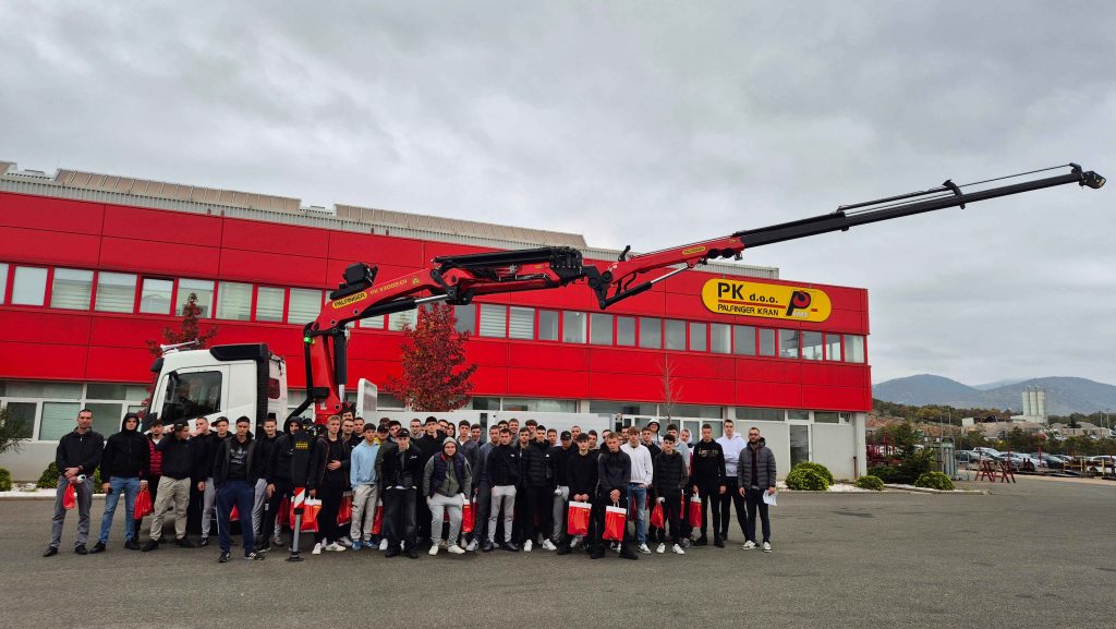 Učenici Elektroindustrijske i obrtničke škole u posjeti PK-Palfinger Kranu