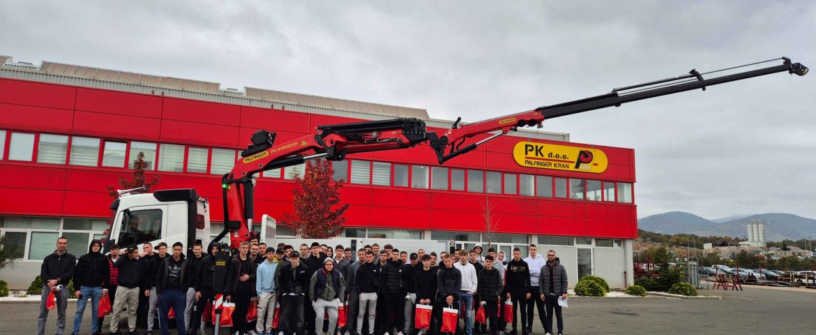 Učenici Elektroindustrijske i obrtničke škole u posjeti PK-Palfinger Kranu