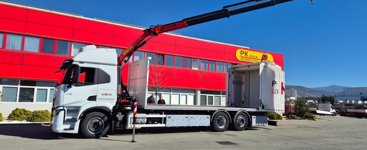 Isporuka kamionske nadogradnje s Palfinger dizalicom PK 8.501 SLD3 i ceradom za Aluk tim