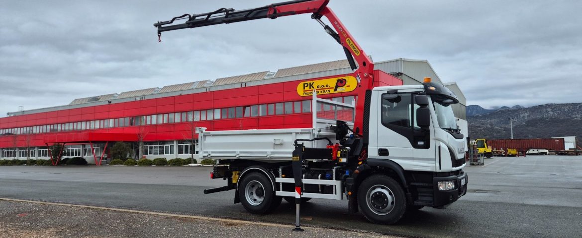 Truck upgrade with Palfinger crane PK 11.001 SLD3 for Vodogradnja Rijeka