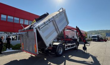 Delivery of Municipal Vehicle with Palfinger PK 7.001 SLD 3 Crane and INOX SKK115-4.0 Rear Tipper Body for Belje Agro-Vet d.o.o.