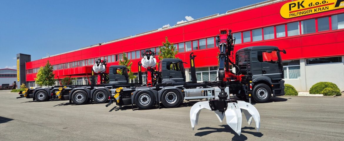 Three PALFINGER recycling truck solutions for MEĐIMURJE METALI