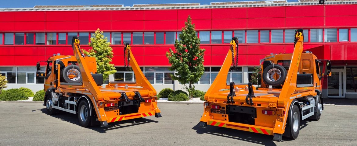 Two PALFINGER skiploaders ST 14 TEC for Hrvatske autoceste