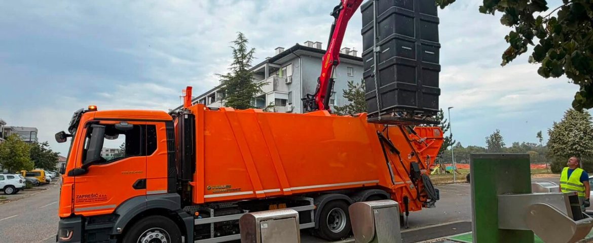 Novo komunalno vozilo s EPSILON dizalicom C70G77 za Zaprešić d.o.o.