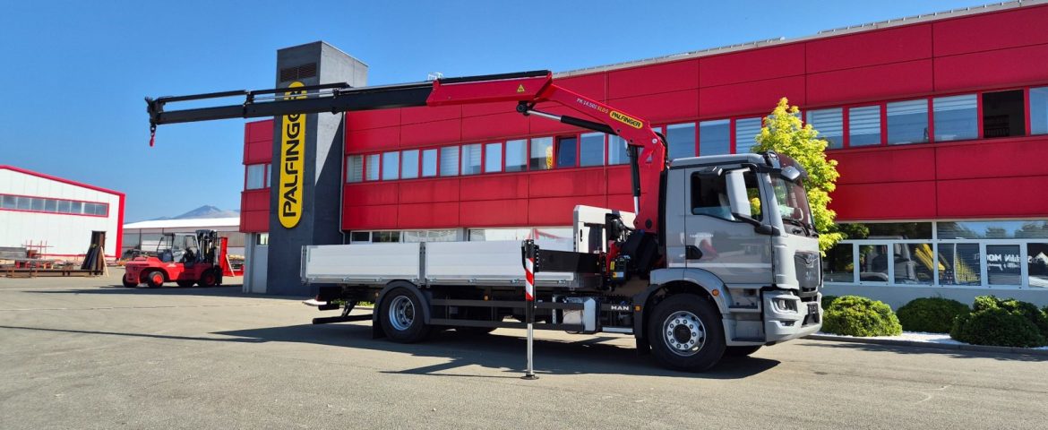 PALFINGER PK 14.501 SLD 5 Crane and TS-6.0 Platform Body for Dan Projekt